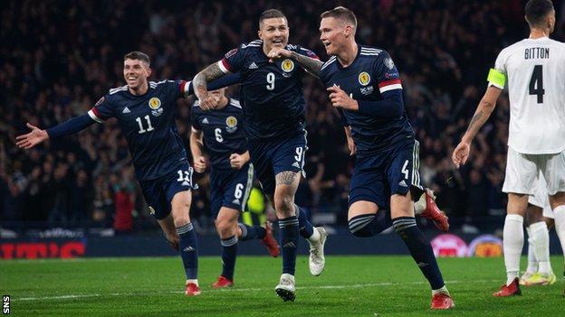 Scott McTominay scored Scotland's winner in the 3-2 win over Israel in October