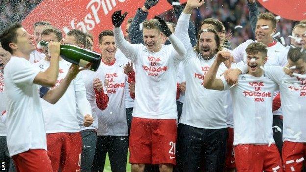 Poland celebrate qualification