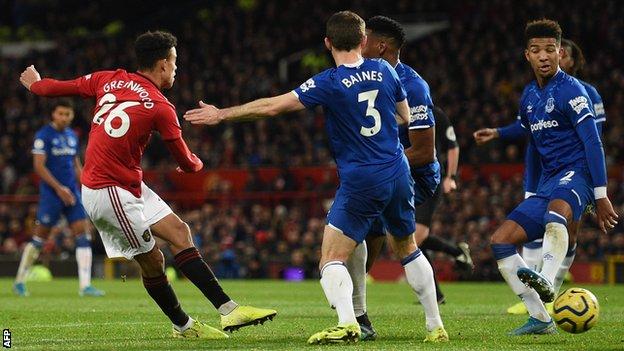 Man United 1 1 Everton Mason Greenwood Secures Draw For Red Devils At Old Trafford Bbc Sport