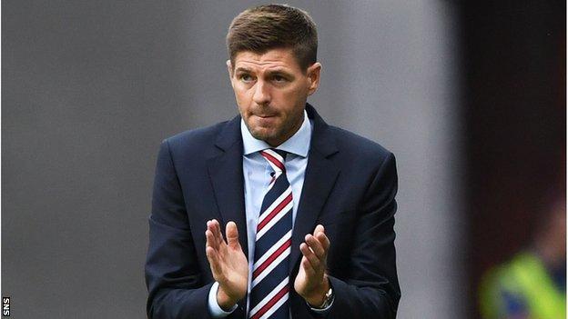 Rangers 0-2 Slavia Prague (1-3 agg): Steven Gerrard's side have two men  sent off in exit - BBC Sport