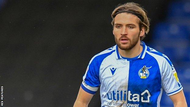 Luke Leahy in action for Bristol Rovers