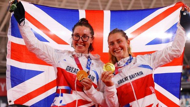 Katie Archibald and Laura Kenny