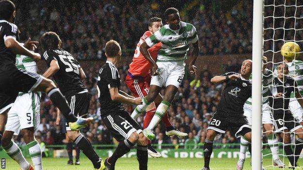 Dedryck Boyata grabbed his second goal since signing for Celtic with a late header