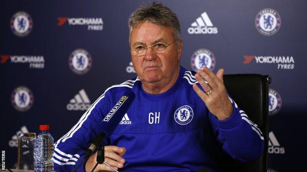 Chelsea boss Guus Hiddink