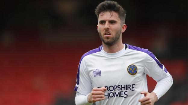 Sean Goss in action for Shrewsbury