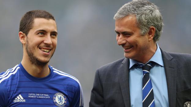 Eden Hazard: Chelsea forward keen to work with Jose Mourinho again - BBC Sport