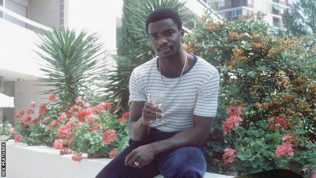 Laurie Cunningham, pictured in Madrid in 1979