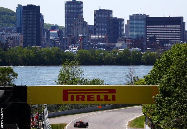 Max Verstappen at the Canadian Grand Prix