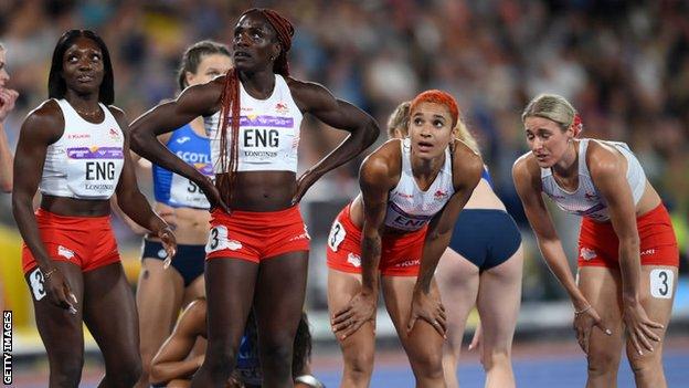 England's 4x400m relay final
