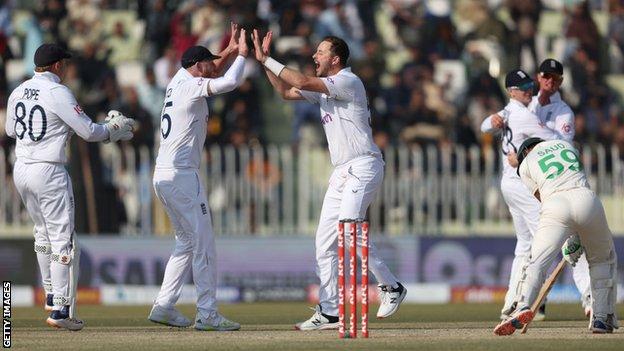 England celebrate