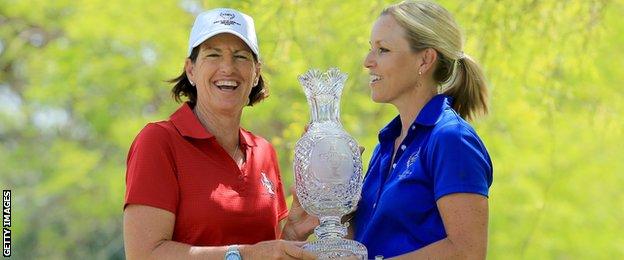 Carin Koch and Juli Inkster