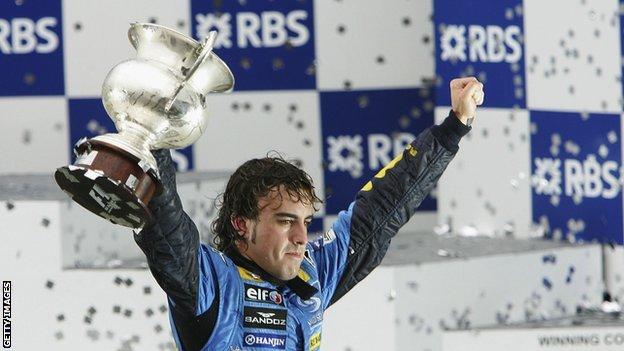 Fernando Alonso crowned 2005 world champion