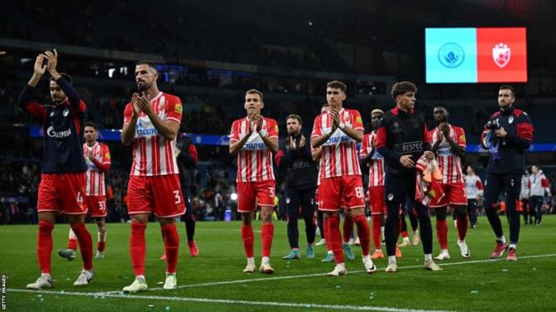 Manchester City 3-1 Crvena Zvezda - Julian Alvarez at the double, Rodri  nets fine third as champions avoid scare - TNT Sports