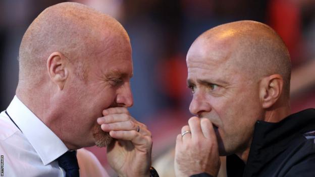 Sean Dyche and Ian Woan