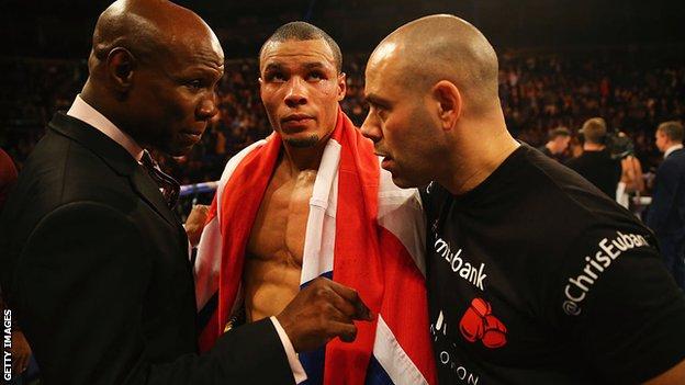 Chris Eubank speaks to Adam Booth