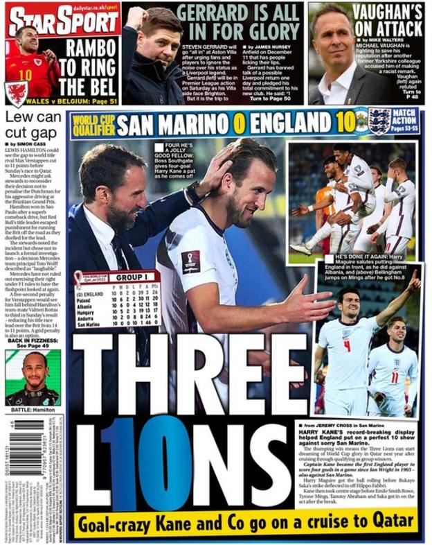 Tuesday's Back Pages - Bbc Sport