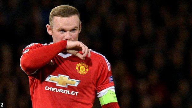 Manchester United's striker Wayne Rooney