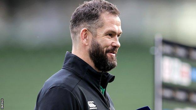 Andy Farrell is in his second season in charge of Ireland