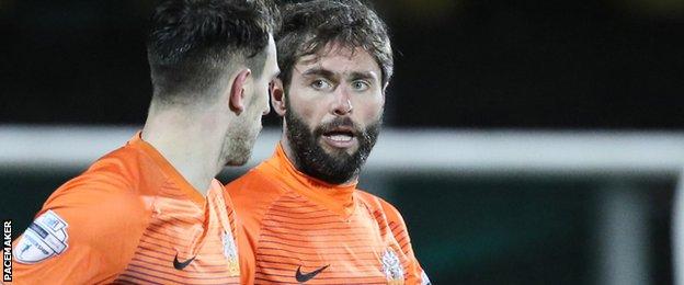 Glenavon player-manager Gary Hamilton's goal helped swing the game in his side's favour