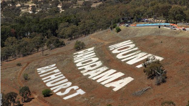 A general view of Mount Panorama