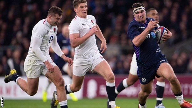 Six Nations 2020 Scotland S Allan Dell Expects Backlash From Wounded Animal England Bbc Sport