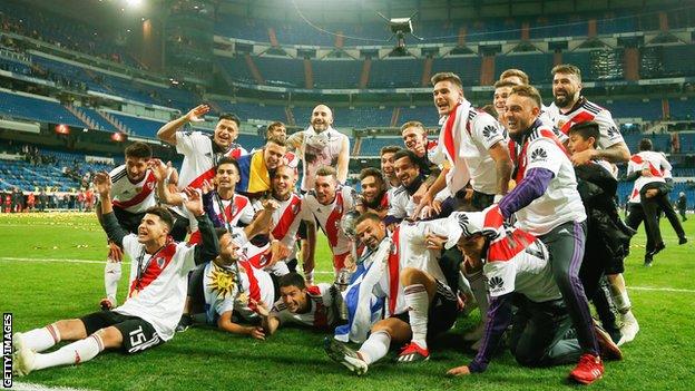 River Plate celebrate
