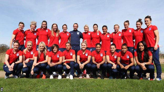 England women's Euro 2017 squad