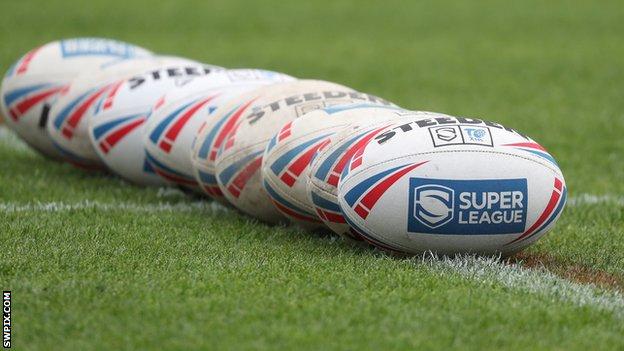 Generic image of Super League rugby league balls