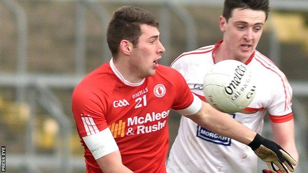 Padraig McNulty scored Tyrone's only goal against Laois