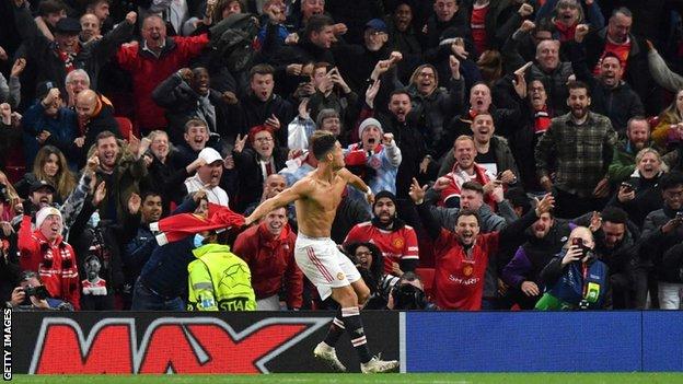 Cristiano Ronaldo Champions League highlights Manchester United vs Atalanta  scores results