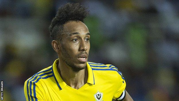 Aubameyang has not yet featured at this year's Africa Cup of Nations