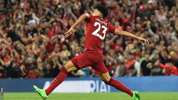 Luis Diaz given Liverpool number seven shirt - BBC Sport