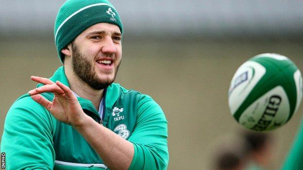 Ulster centre Stuart McCloskey will make his Ireland debut in Saturday's Six Nations match against England