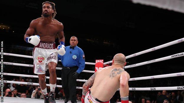 WBO middleweight champion Demetrius Andrade