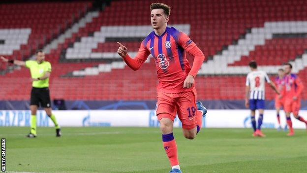 Porto 0 2 Chelsea Mason Mount Scores His First Champions League Goal Bbc Sport