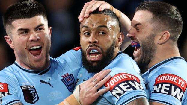 Josh Addo-Carr scored a superb solo try in New South Wales' victory, chipping and regathering to punish Queensland