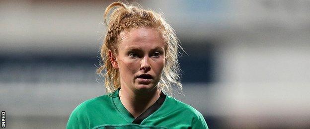 Scrum half Kathryn Dane is one of four Ulster players currently in Ireland camp