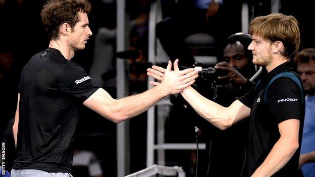 Andy Murray and David Goffin