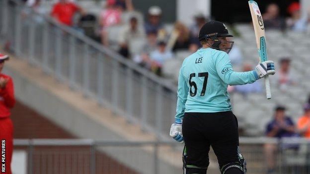 Lizelle Lee hit her first half-century in this year's Women's Super League at Old Trafford
