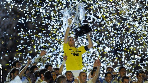 Real Madrid last won La Liga in 2012