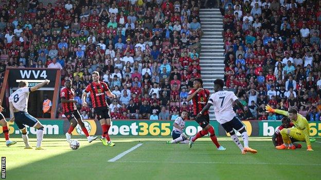 All the action on the sidelines of Arsenal's 3-0 win over Bournemouth