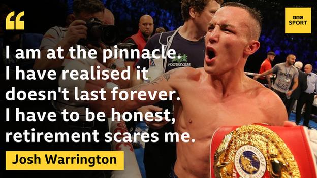 Josh Warrington has 30 wins from 30 fights during 11 years in professional boxing