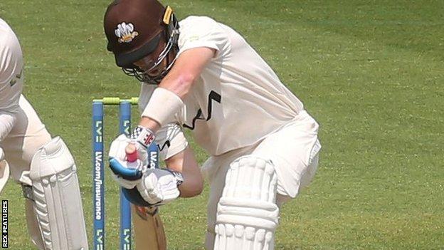 Surrey England batsman Ollie Pope has reached the 32nd half-century of his top class career