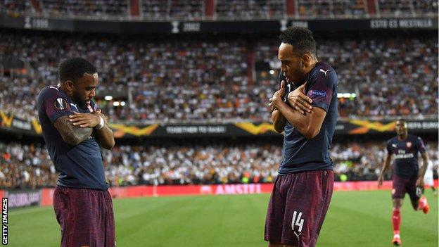 Pierre-Emerick Aubameyang & Alexandre Lacazette