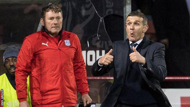 Jimmy Boyle (left) has been working with Jim McIntyre since the new manager was appointed