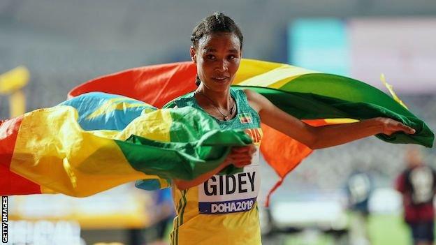 Letesenbet Gidey: Ethiopian breaks two-day-old women's 10,000m world ...