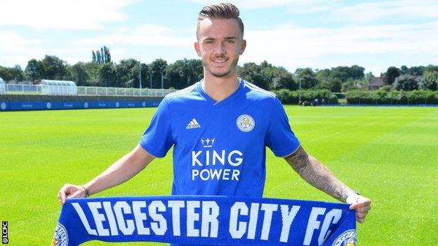 Leicester City's James Maddison | Backpack