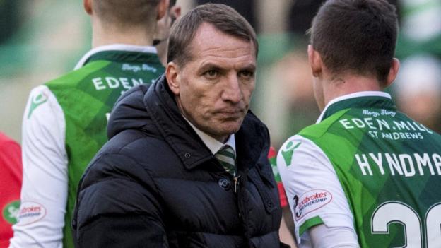 Rodgers ‘expects better’ of much-changed Celtic after 2-0 loss to Hibs