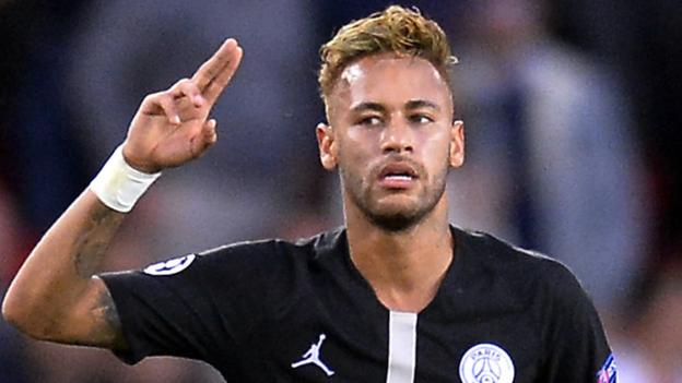 Paris St-Germain 6-1 Red Star Belgrade: Neymar hat-trick helps PSG to emphatic w...