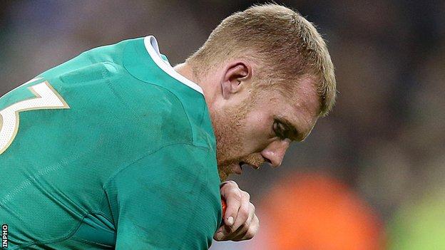 Keith Earls could miss Ireland's second Six Nations match against France